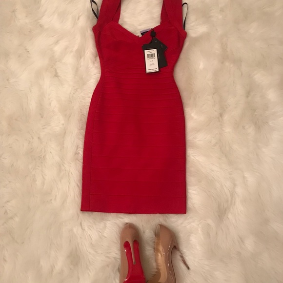 Herve Ledger Red HOT Candy 🌹💥 Body-con - Picture 3 of 4